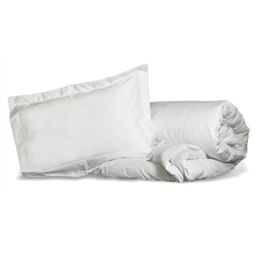 Thomaston T200 Blend 60 Cotton/40 Polyester, Queen Duvet Cover, 92x94, White